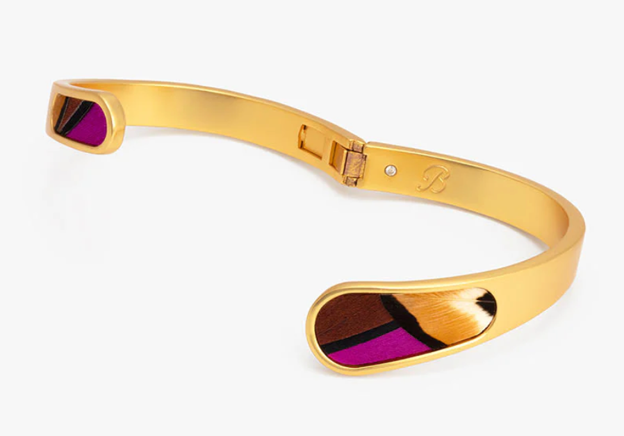 Aaliyah Bezel Hinge Cuff