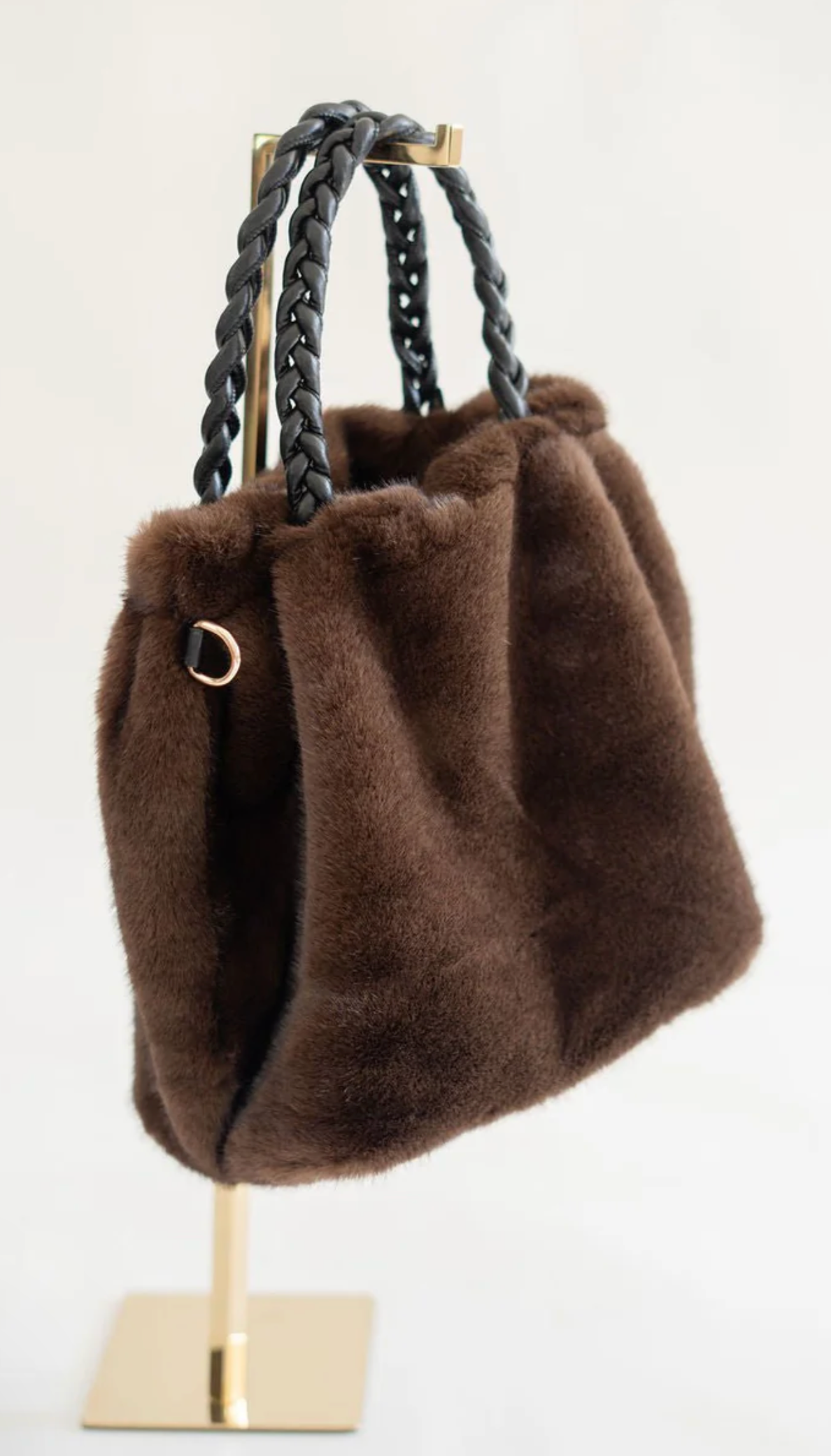 Heather Faux Fur Handbag