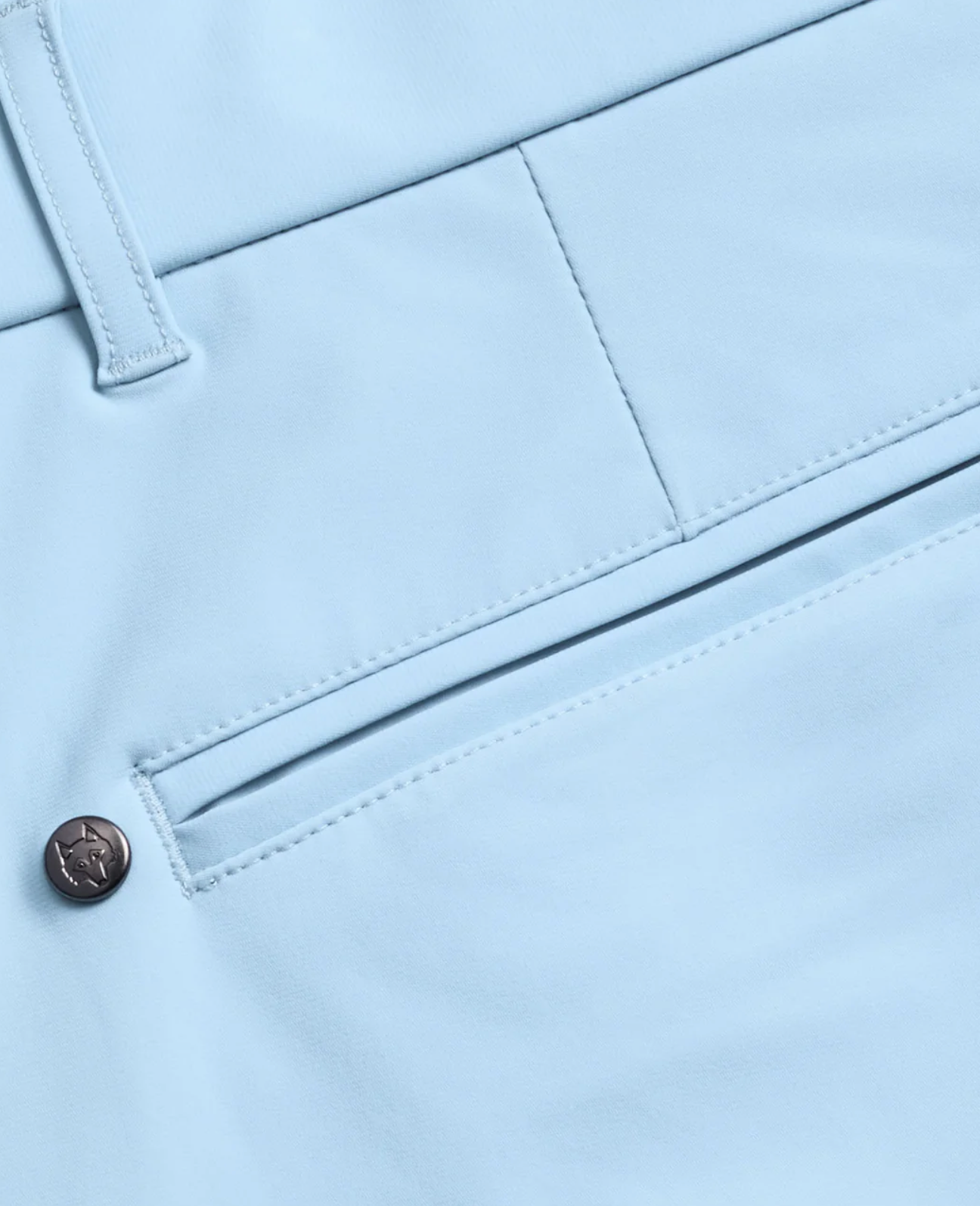 8" Montauk Performance Short in Wolf Blue