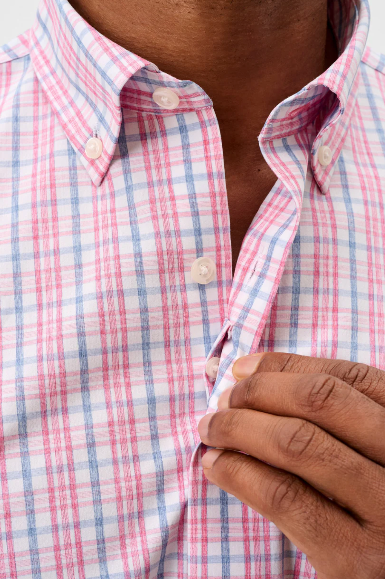 Everyday Performance Button Down Shirt-Tinsley Plaid
