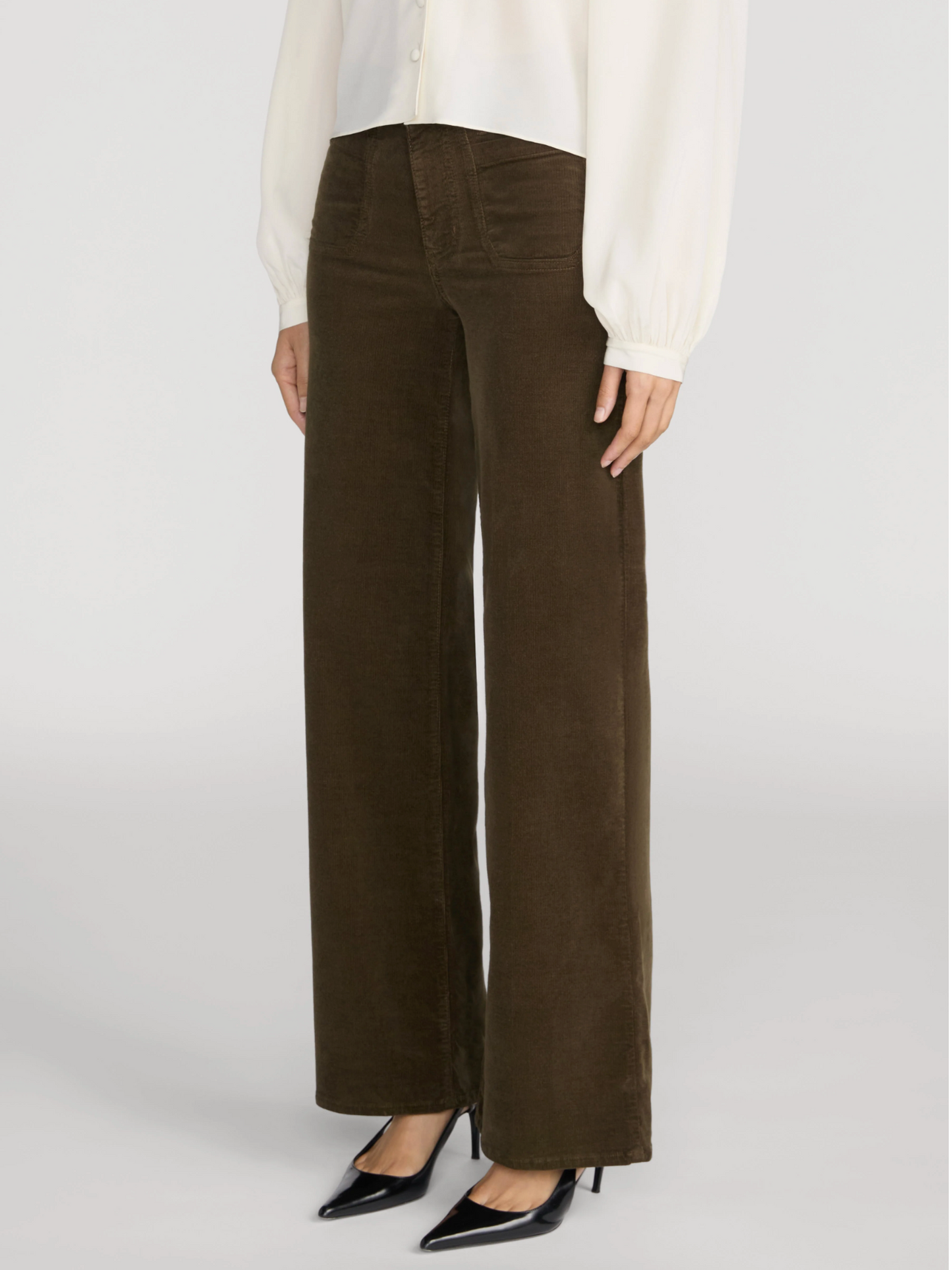 Le Slim Palazzo Modernist Pocket Corduroy