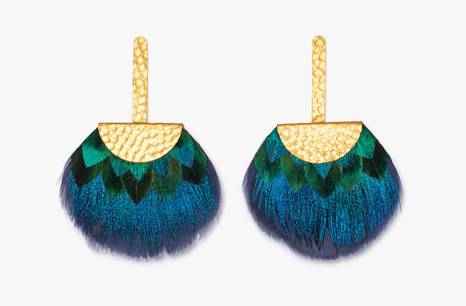 Tucket Blue Grecian Earring