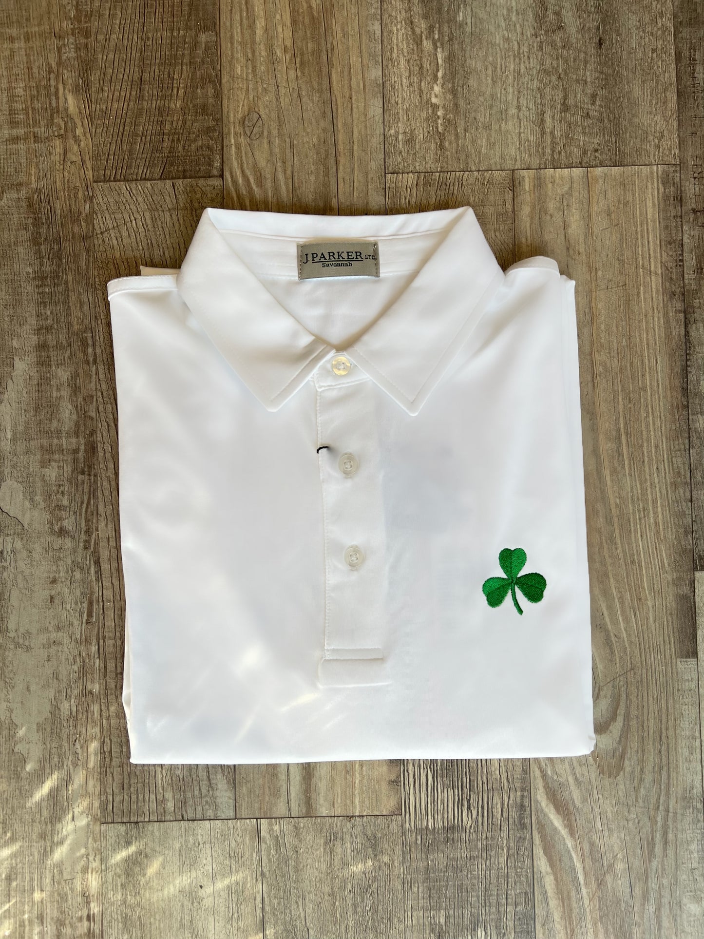 White Shamrock Polo