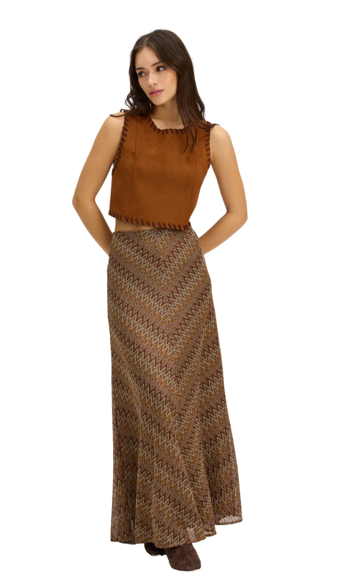 Allison Olive Skirt