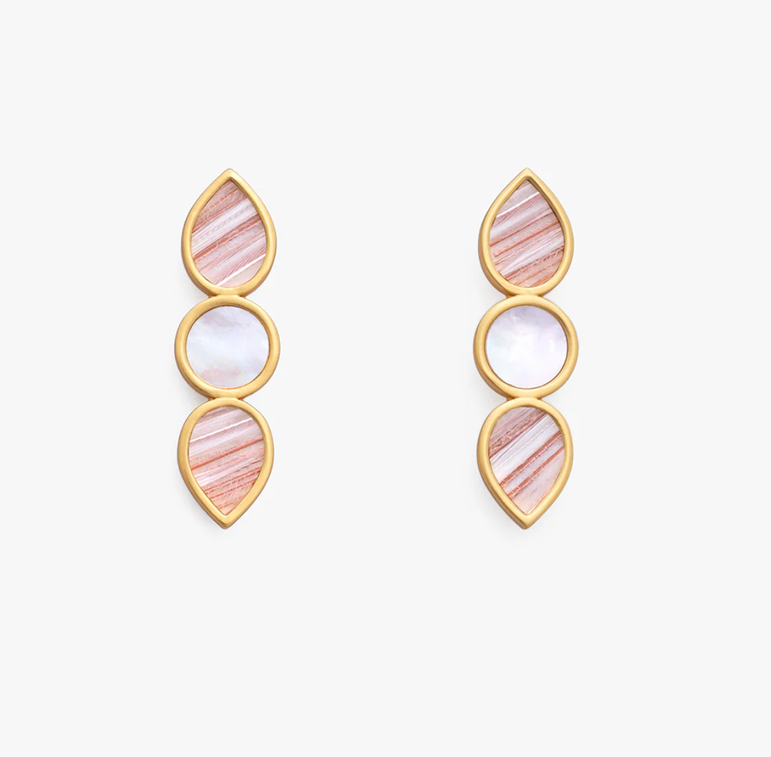 Brackish Romance Teardrop Pearl Studs