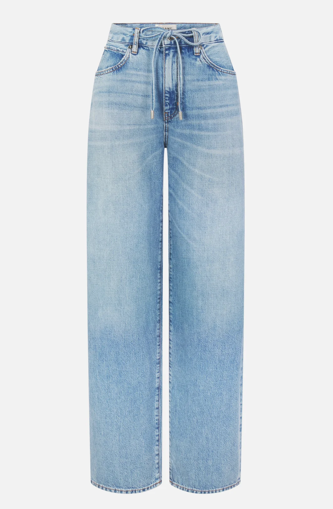 The Off Duty Drawstring Bow Jean in Afterglow