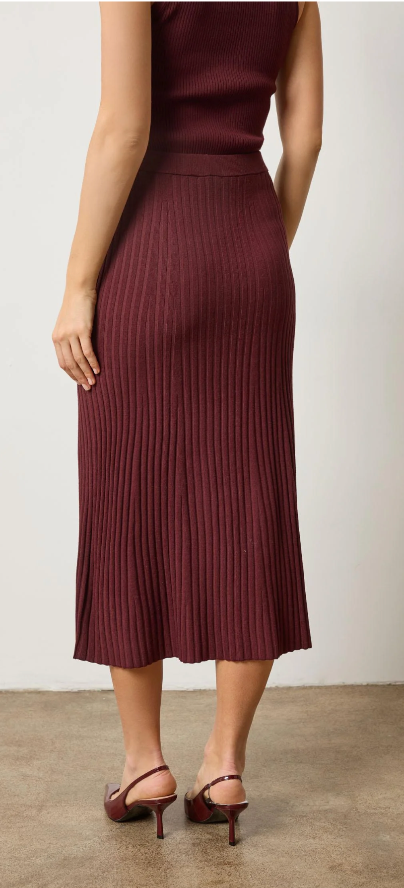 Straight Rib Skirt