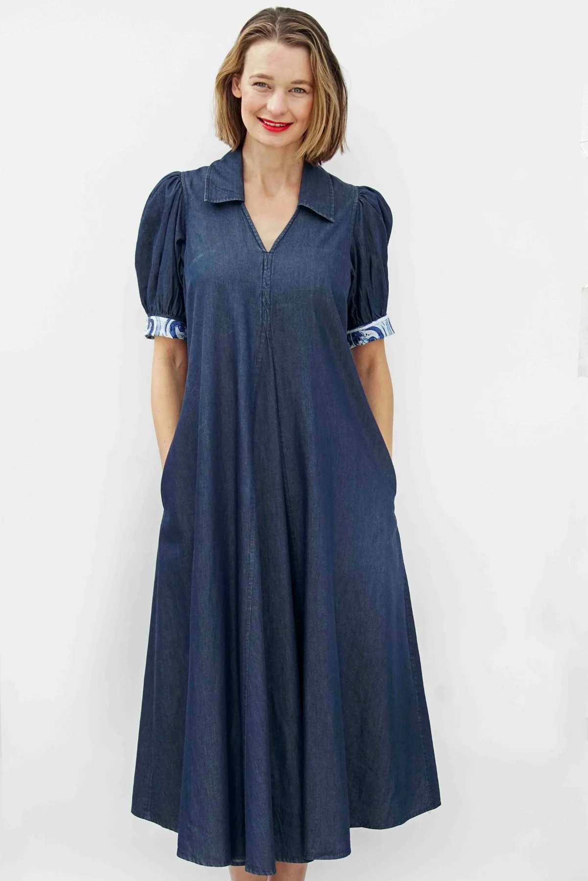 Trapeze Denim Dress