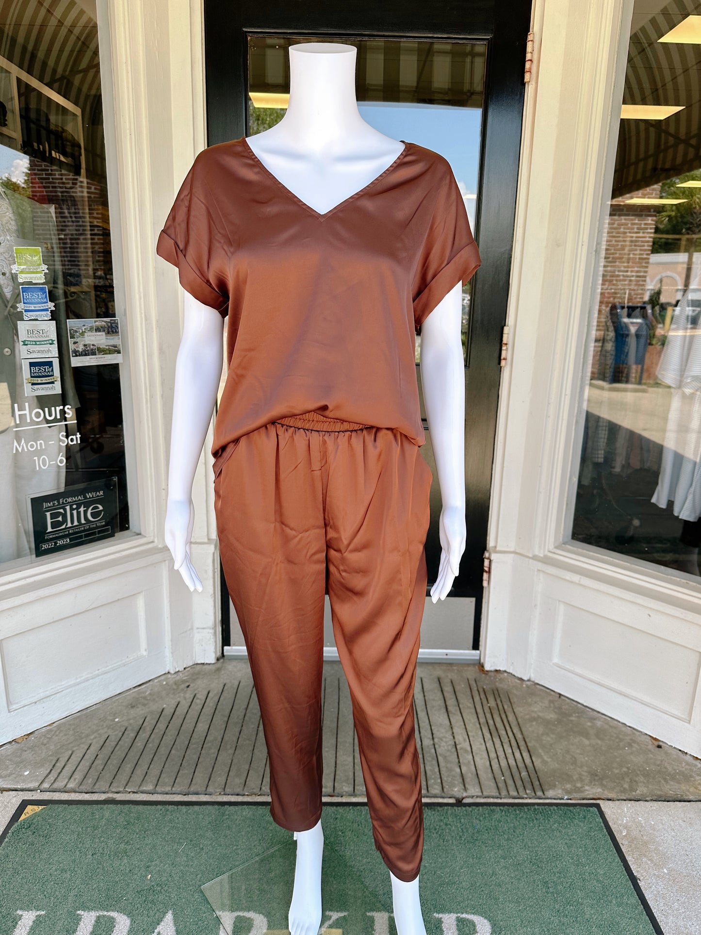 Lav Brown Mina Pant
