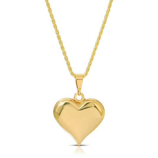Joy Dravecky- Puffy Heart Necklace