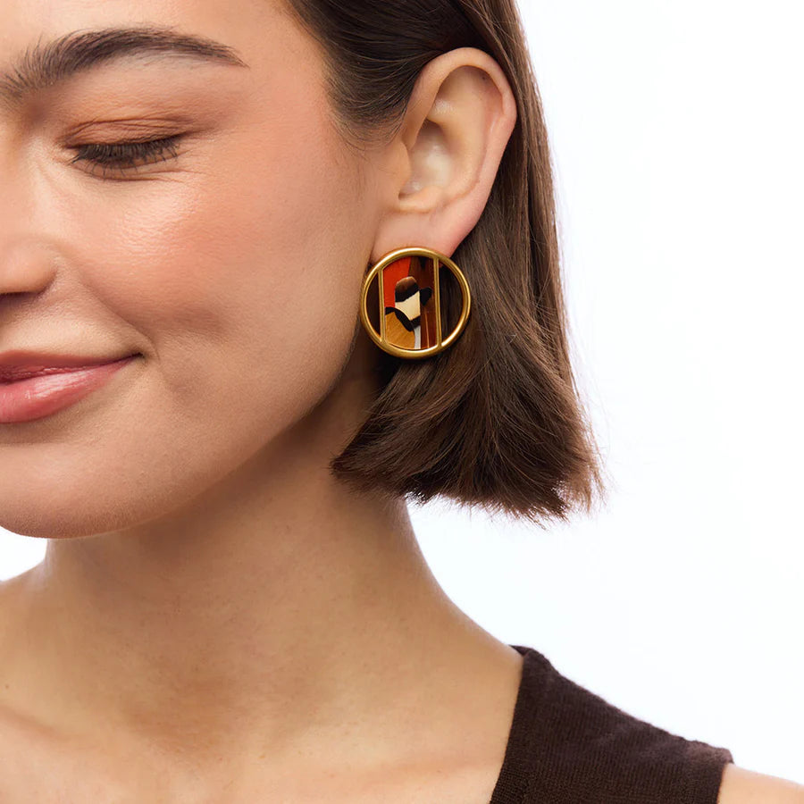 Kaycee Circle Earrings
