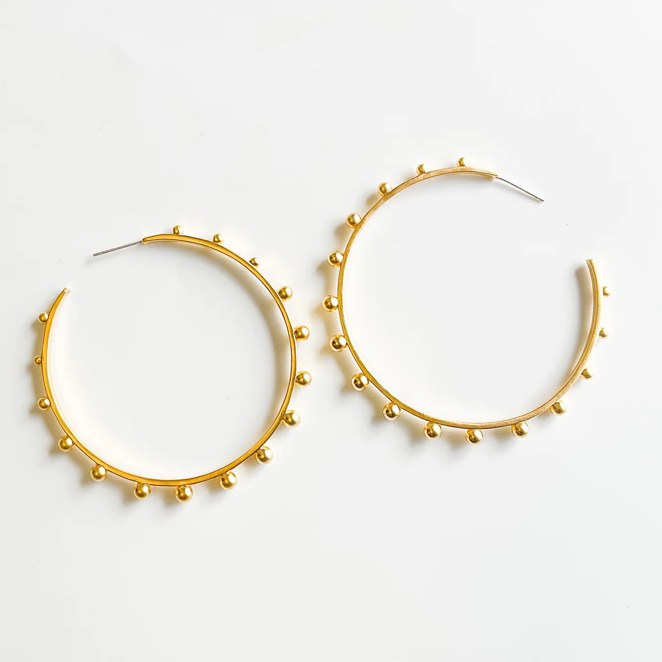 Golden Hoop Earrings