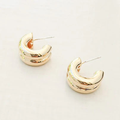 Hoop Stud Earrings