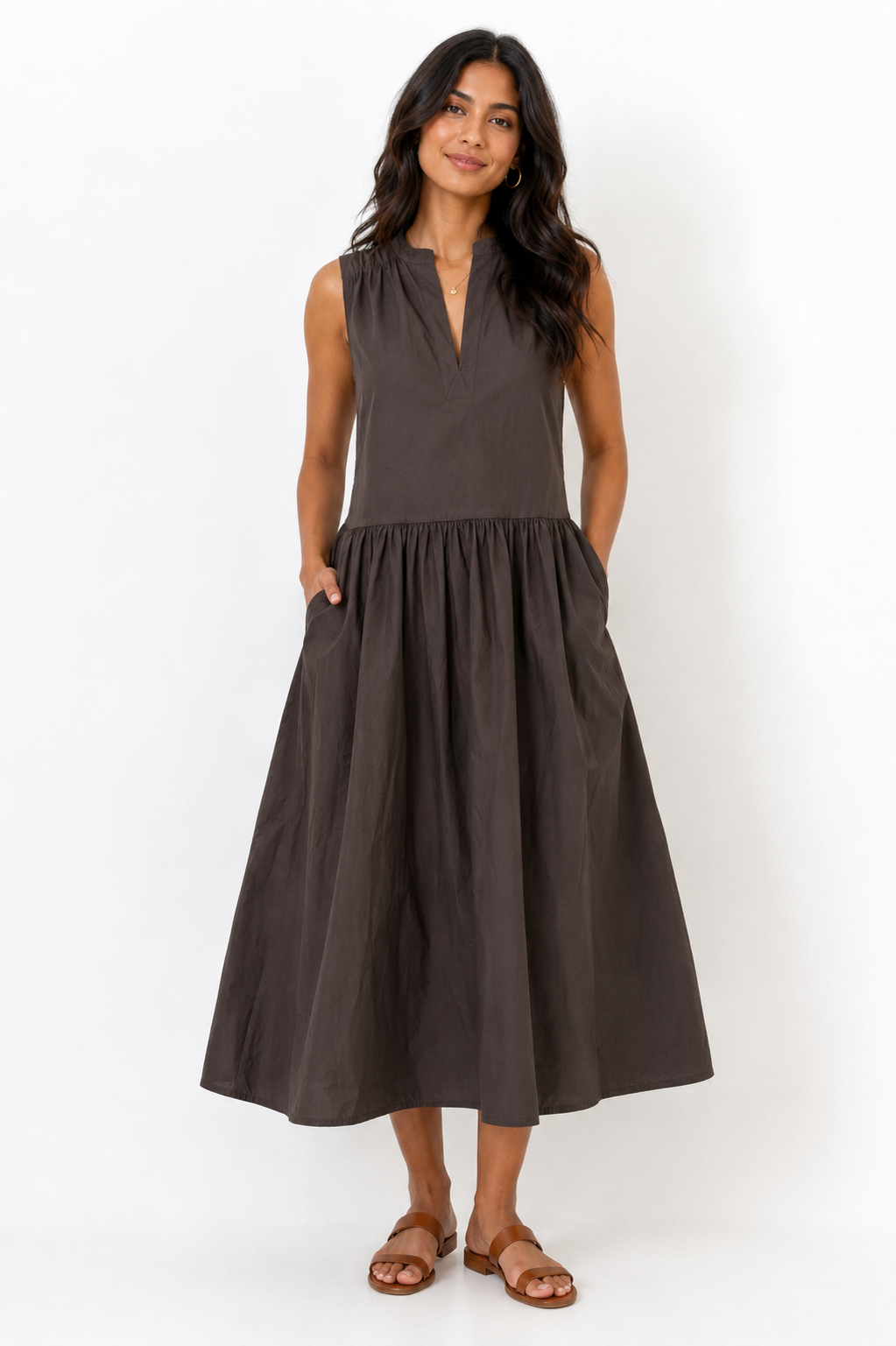 Winnie Dress in Espresso