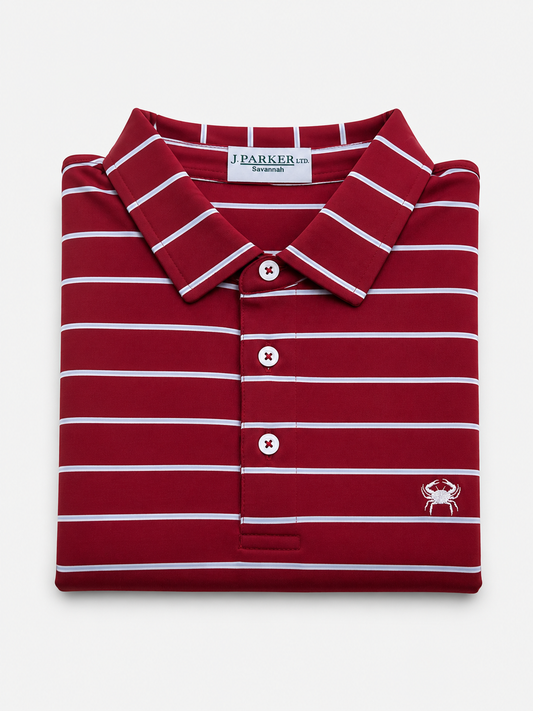 The BC Stripe Performance Polo