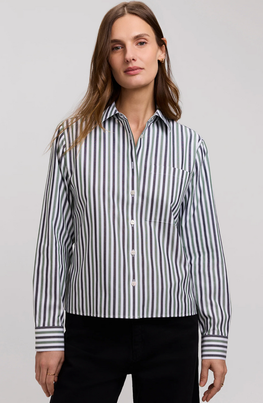 Foxcroft Jodie Striped Shirt