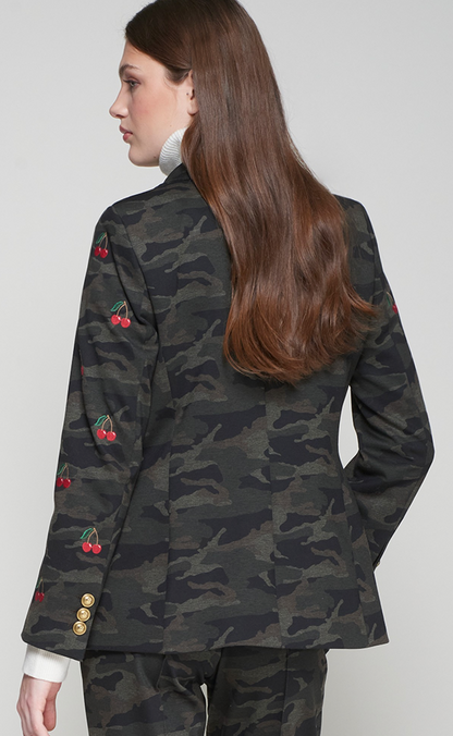 Jacket Heather Emb Punto Camuflaje