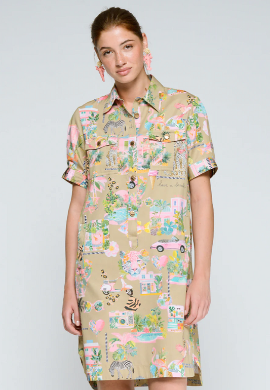 Vilagallo Art Print Dress