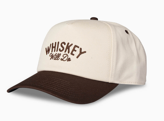 Whiskey Will Do-5 Panel Twill Hat