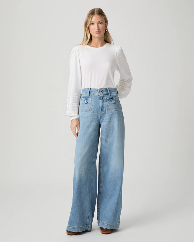 Cameron Wide Leg Jean in Sunshine