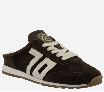 Venice W26 in Velvet Coffee Backless Sneakers