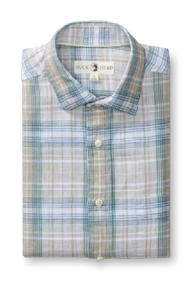 Linen Poplin Sport in Sandstone