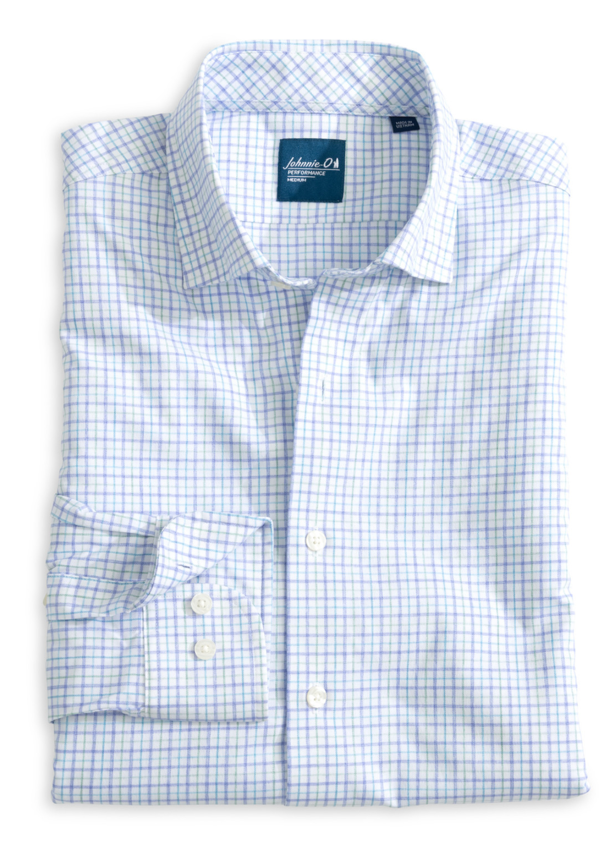 Everyday Performance Button Down Shirt-Briney Tattersall