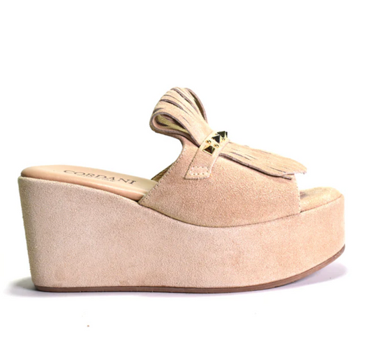 Jewel in Beige Suede