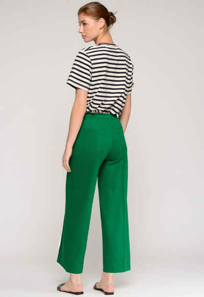 Wide Green Trousers