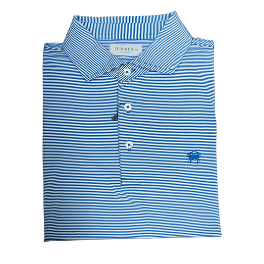 Jimmy Knows Polo- Imperial Blue/White