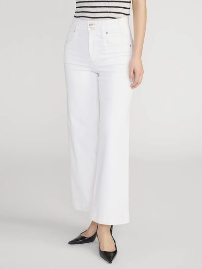 The Seamed Wide Trouser Crop in Au Natural Clean