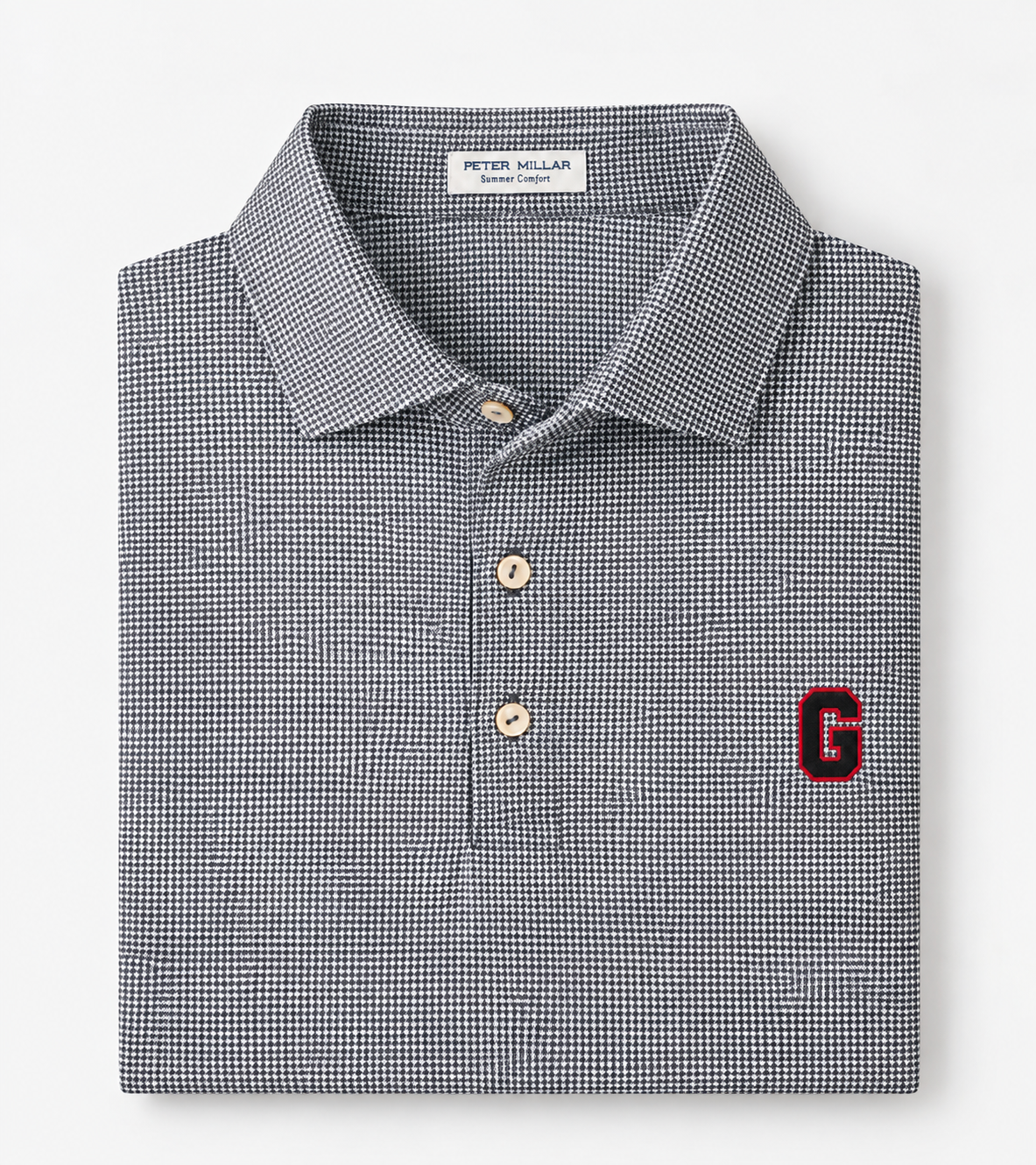 Peter Millar Georgia G Border Performance Jersey Polo