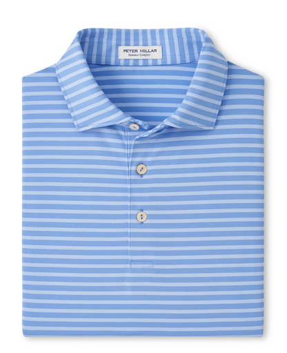 Peter Millar Ashford Performance Jersey Polo in Bluebird