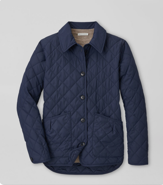 Blythe Diamond Quilted Travel Jacket