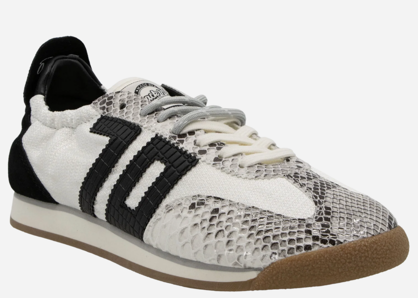 Rocket in White Stone Sneakers