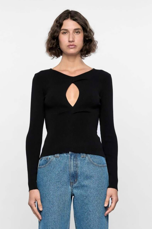 Mira Twist Knit Top