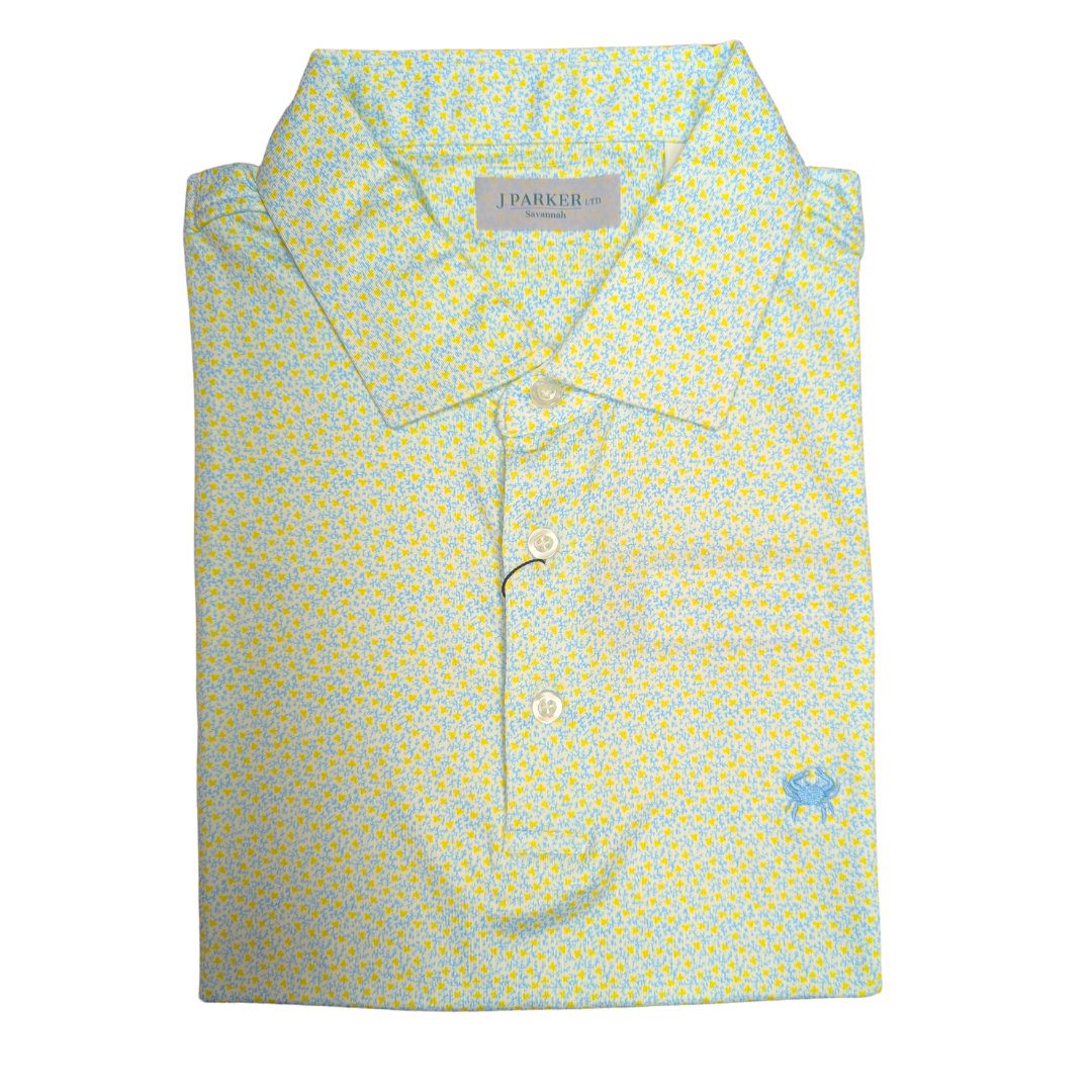 Jimmy Knows Polo- Sky/Yellow