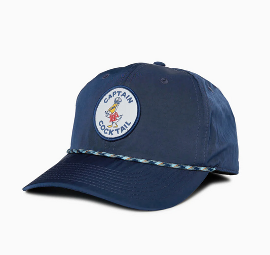 Captain Cocktail-5 Panel Snapback Hat