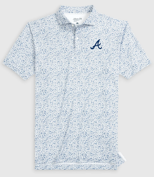 Atlanta Braves Rally Cap Performance Polo