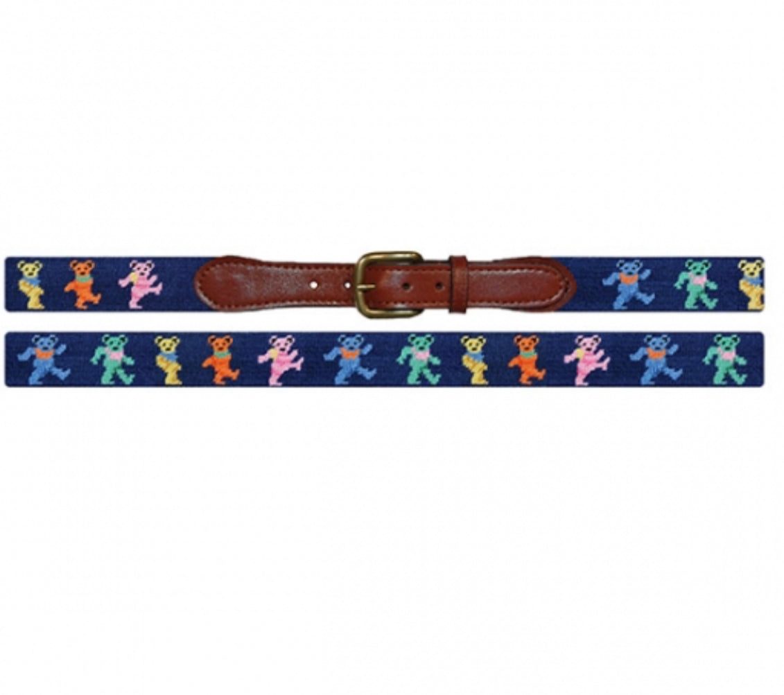 Dancing Bears Belt (Dark Navy)