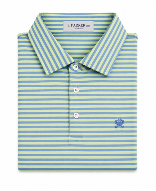 The Lanier Stripe Performance Polo
