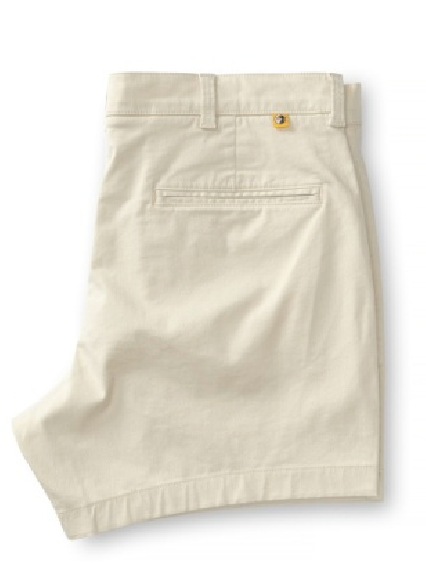5" Gold School Chino Short in Stone