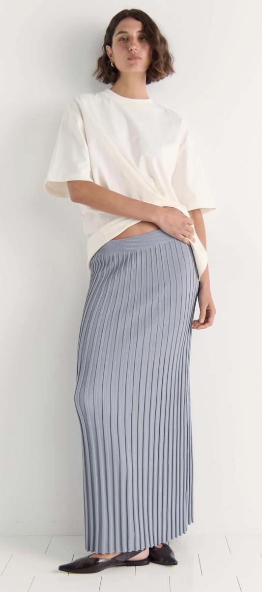 Vera Rib Knit Midi Skirt