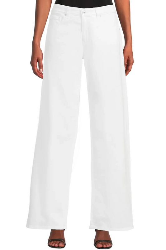 Adria Low-Rise Wide Leg in Gallery White