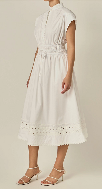 The Hampton Short Sleeve Midi Dress