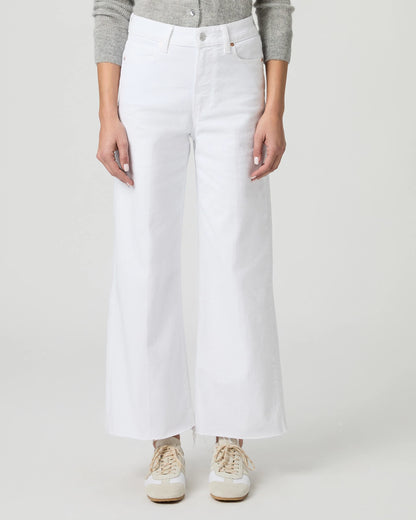 Anessa Wide Leg Jean in Crisp White