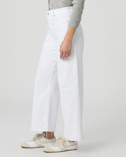 Anessa Wide Leg Jean in Crisp White