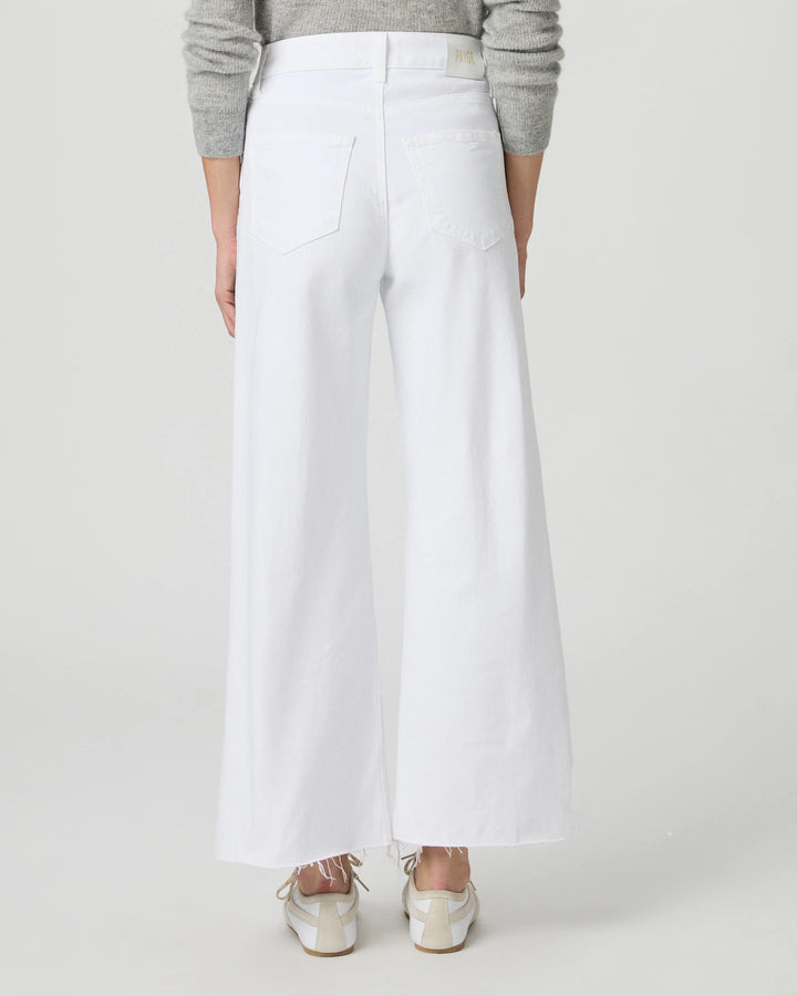 Anessa Wide Leg Jean in Crisp White