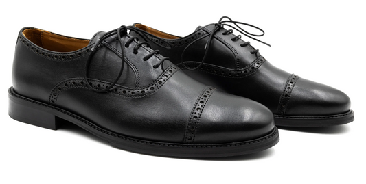 Cambridge Calf Leather Cap Toe