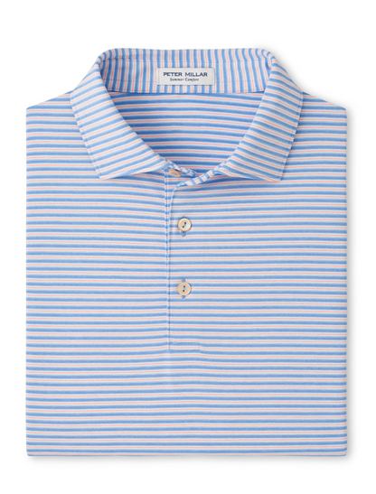 Owens Performance Jersey Polo in Bluebird